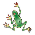 Tree Frog Temporary Tattoo